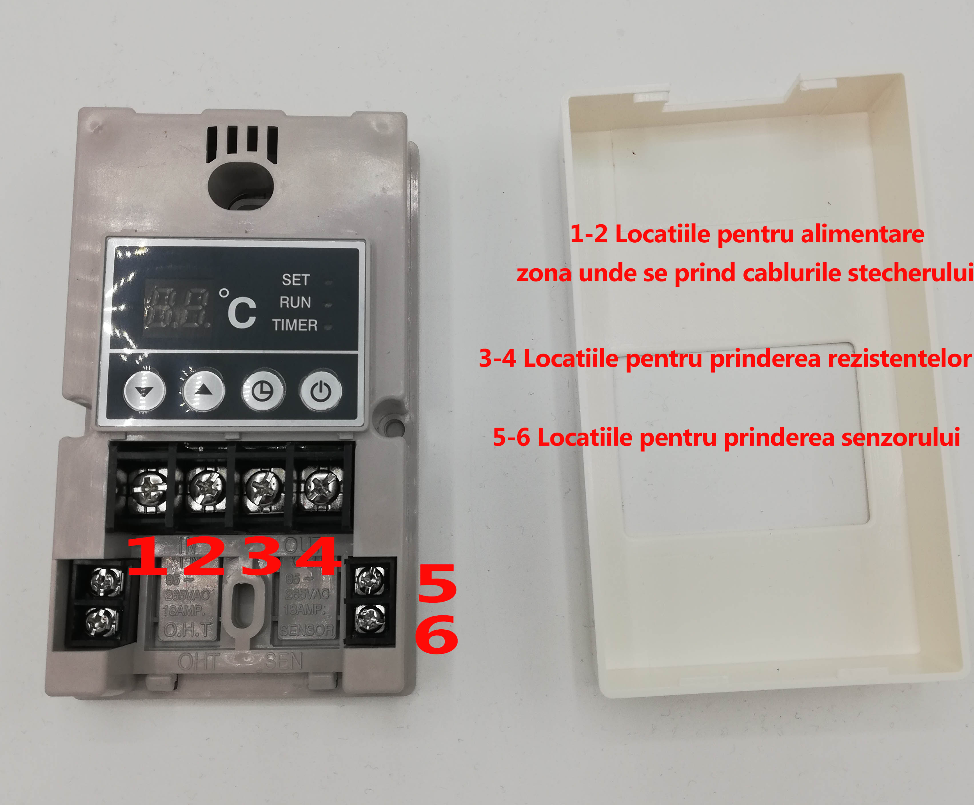Schema termostat